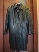 Skórzany płaszczyk kolor grafitowy XXL