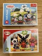 Zestaw, puzzle 2x60 elementów, Trefl, Bing, Tomek i przyjaciele