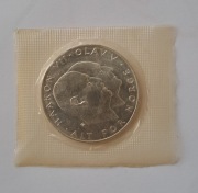 Norwegia 25 koron, 25 rocznica wyzwolenia , 1970 srebro