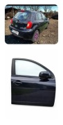 Drzwi Nissan Micra K13 IGŁA prawe lewe kompletne B20 Bluish Black 2013-2016
