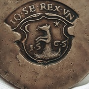 Talar zastępczy 1565 herb Zapoloya rzadkość 