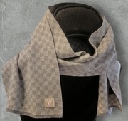Szary szalik louis vuitton 