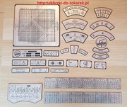 Tokarka TUC-40 50 Tabliczka Tabliczki Tabela Gwint