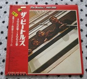 THE BEATLES - 1962-1966 2LP 1973 APPLE RECORDS JAPAN PRESS OBI PLAKAT