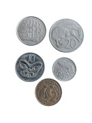 Nowa Zelandia zestaw 5 monet (1967-2006)