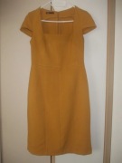oodji sukienka musztardowa. 36/38