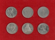 monety 1 rubel 1977 1985 1988 1989 1990 zestaw 6szt