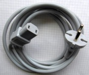 Kabel zasilający C13 do komputera, monitora 2,9 metra jasny