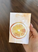 Karteczki samoprzylepne. Pomarańcz