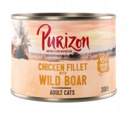 PURIZON Adult filet z kurczaka z dziczyzna mokra karma 200g