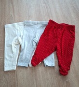 spodnie niemowlęce  na 56 cm