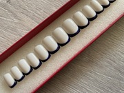 Ręcznie malowane sztuczne paznokcie, press on nails, tipsy handmade