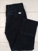 Lindbergh spodnie męskie M sztruksowe granatowe slim bawełna 100 casual 