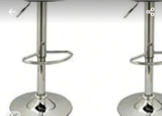 Noga do hokera CHROM. Rozstaw śrub 8x8cm 