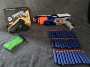 Nerf Elite + pistolet (imitacja) – stan idealny