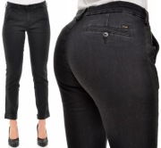 Damskie Spodnie LEE Chino Tuxedo Grey L32AAEFC Jeansy W27 L33 27/33
