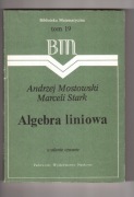 BM-19: Mostowski, Stark - Algebra liniowa; stan: BDB-
