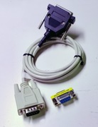 Kabel Amiga RGB DB23 do DB9 Video Monitor 1084,1085 z adapterem