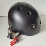 Decathlon - OXELO - kask na rower, rolki, rozm. 50-54cm, czarny