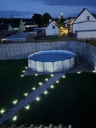 Okrągły 5,5m używany jeden sezon dużo podwójnych części 2 komplety rurek 