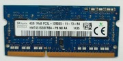 Pamięć RAM HYNIX 4GB DDR3L 1600MHz PC3L-12800S SODIMM