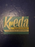 Kreda szkolna - okres PRL