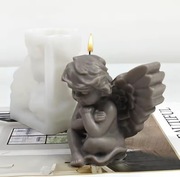 ANIOŁEK forma silikonowa 8*8.5 do Odlewów Świec Mydła 