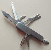 NÓŻ SCYZORYK WIELOFUNKCYJNY 11 FUNKCJI STAL NIERDZEWNA