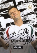 Marc GUAL oryginalny autograf! oficjalna karta Legia