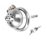 Stalowy pas cnoty Chastity Klatka na penisa Dilator oring 50mm