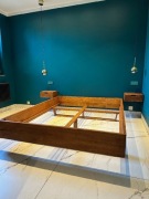 Łóżko Lewitujące lity dąb 160x200