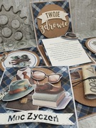 Exploding box urodziny mężczyzna kratka pamiątka prezent