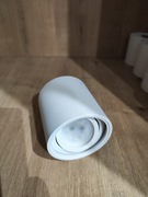 Tuby, reflektory oświetleniowe białe nadtynkowe 6 szt. z żarówkami