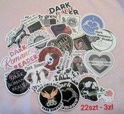 Naklejki (Sticker Pack) Dark romance reader 22 szt