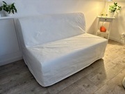 Lycksele sofa rozkładana dwuosobowa kanapa biała / ecru IKEA