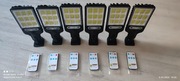 Lampa solarna , zewnętrzna , uliczna , czujnik zmierzchu i ruchu 6 szt