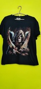 Koszulka t-shirt  z skul czaszka dwa miecze lord dark rock metal fantazy