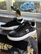 KARL LAGERFELD Czarne sneakersy Kapri Mens Nft Lo Lace 44