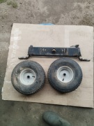 Przednia belka z kołami MTD 15 x 6.00 - 6 traktorek kosiarka