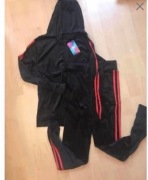 Dres damski welurowy biust 110 paski