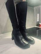 Vagabond skórzane buty kozaki do kolan botki 37