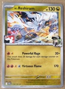 N's Reshiram JTG 116 ze stampem Play! Pokemon (Prize Pack)