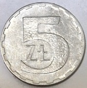 Moneta 5 zł z 1989r