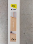 Listwa przypodłogowa biała MDF Artens 240x8 - 3 szt.