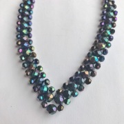 Naszyjnik z czarnych kryształów Jablonex