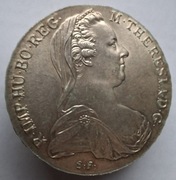 moneta Austria Talar Maria Teresa SF NB srebro 28g