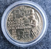 2 zł 1998 r. 100-Lat Odkrycia Polonu i Radu
