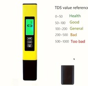 Cyfrowy miernik jakości wody TDS – szybka kontrola czystości żółty