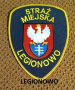 Straż Miejska Legionowo - naszywka emblemat miasta 
