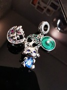 Zestaw 3 charms,NOWE,srebrne s925